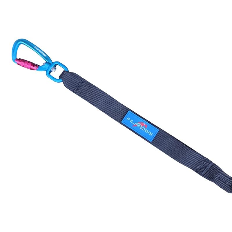Inlandsis Crosslight Laisse Performance Extensible Ultra-légère Chien 15kg-40kg 1.2m-2m Mains Libres