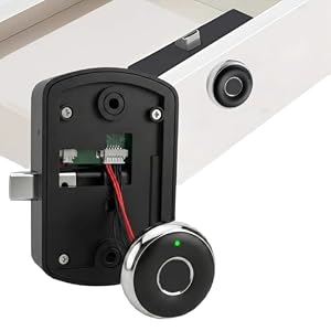 Fingerprint Cabinet Lock with App Control, Smart Biometric Drawer Lock