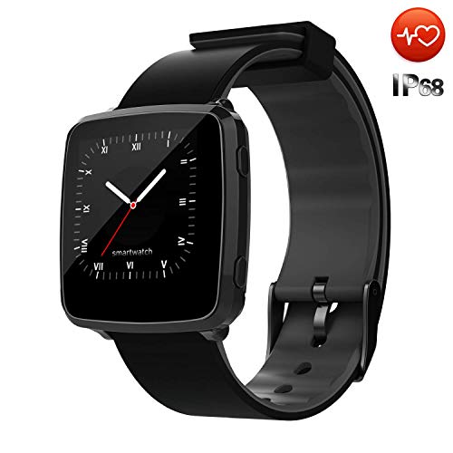 CanMixs Smart Watch impermeabile IP67 CM09 Tracker fitness con cardiofrequenzimetro cardiaco Pedometro Sonno Monitor Cronometro SMS Call Notification Remote Camera Music compatibile con iOS Android