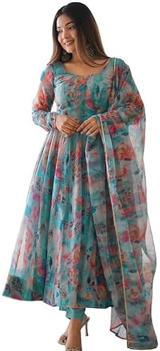 Wedani Georgette Anarkali Kurta Set for Women