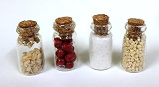 Melody Jane Dollhouse Full Kitchen Storage Jars Set B Miniature Accessory
