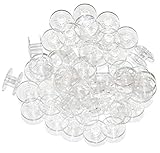 Ceeyali 100 Pcs Transparent Sewing Bobbins for Brother Singer Babylock Kenmore Janome (100 Pcs Transparent Bobbins)