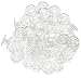 Ceeyali 100 Pcs Transparent Sewing Bobbins for Brother Singer Babylock Kenmore Janome (100 Pcs Transparent Bobbins)