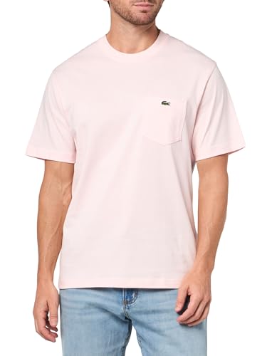 Image of Lacoste Men's Cotton T-shirt with Breast Pocket