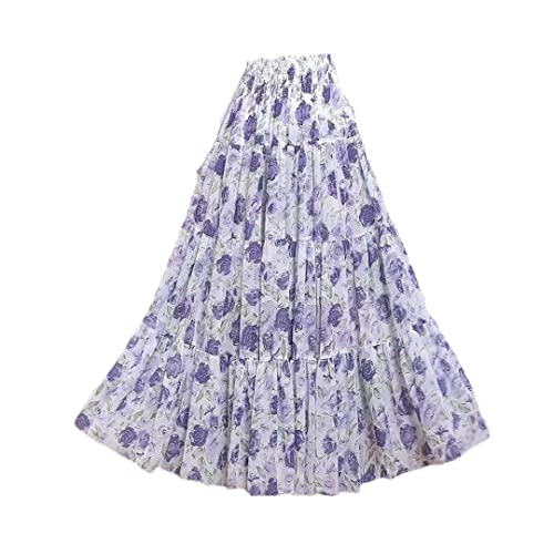 Jupe maxi en mousseline de soie fluide pour sublimer et affiner la silhouette