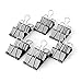 36 Pcs Extra Large Binder Clips 2-Inch Width, Big Paper Clamps Metal Fold Back Clips for Office, School and Home Supplies Black