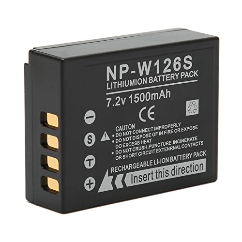 Batería NP-W126S de repuesto para Fuji XS10 XT3 XT30 X100V de ion de litio 7.2V