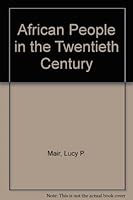 African People in the Twentieth Century B0006DBCYO Book Cover