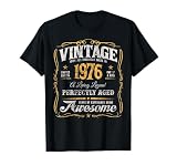 Happy Birthday Born In 1976 Vintage 50th Birthday T-Shirt
