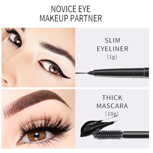 Kit Mascara y Delineador para Ojos Waterproof miniatura 3