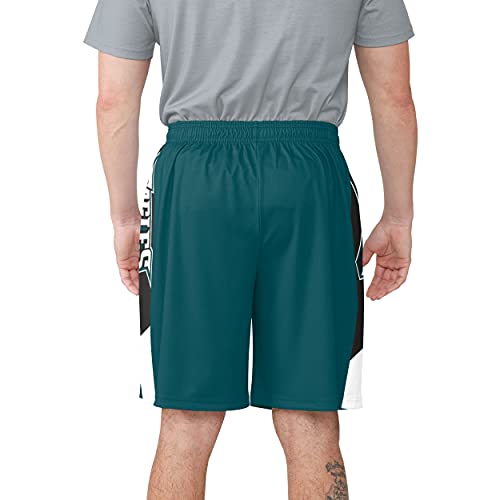 Image of FOCO NFL Mens NFL Team Logo Side Stripe Training Shorts