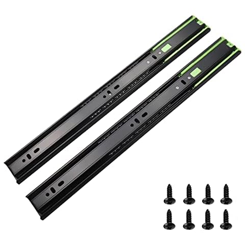 Soft Close Drawer Slides 12 Inch Heavy Duty Cabinet Drawer Slides, Ball Bearing Drawers Slides Rails（1 Pair, 12 inch） Cover