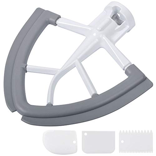 4.5-5 Quart Flex Edge Beater for KitchenAid Tilt-Head Stand Mixer-Flat Beater Blade