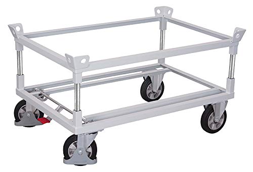 Fahrgestell mit 2 Winkelrahmen, RAL 7035 RAL 7035 Lichtgrau