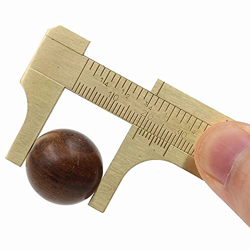 Calibrador mini de cobre 10 cm para medir joyería miniatura 2