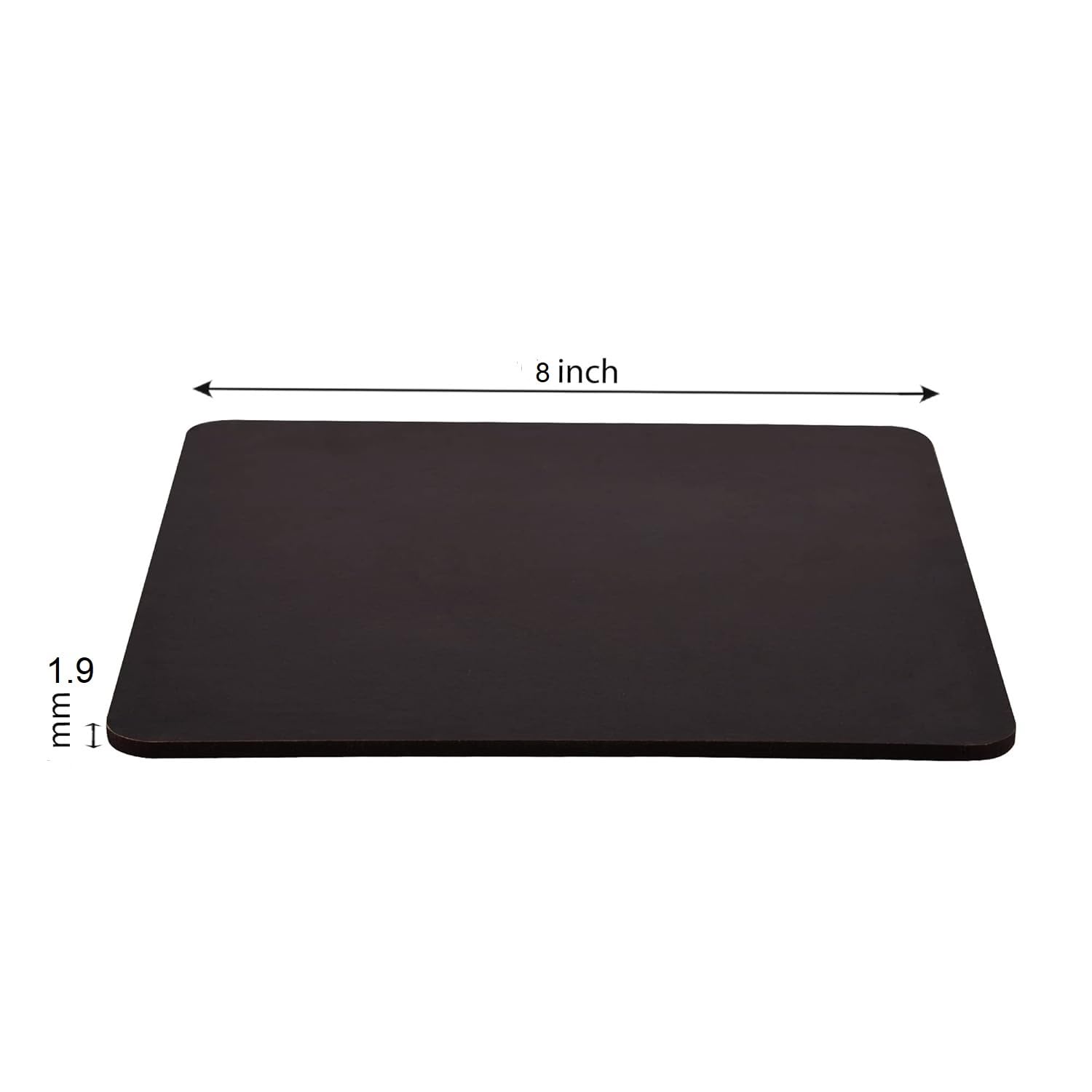BAKERS 4U MDF Square Black Cake Board/Cake Base 8 Inch (Pack of 10) Wooden Cake Server (Black, Pack of 10) 1