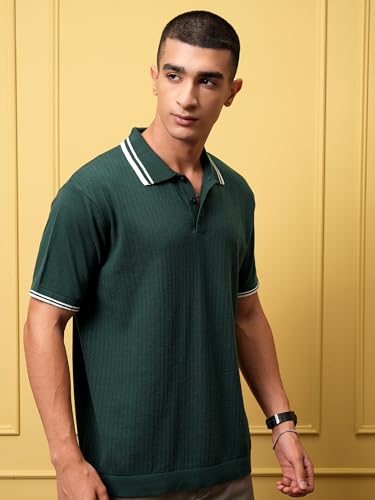 Image of Highlander Men's Polo Tshirt | Flat Knit | Regular Fit | Polo T-Shirt for Man