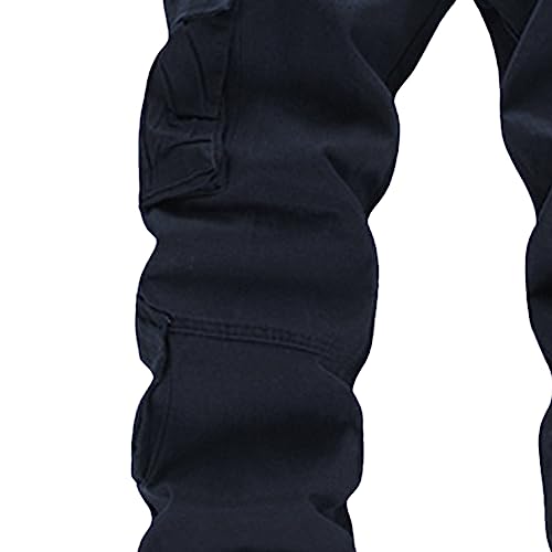 BDU Pantalon militaire homme bleu 1 taille 48 léger décontracté treillis multi-poches - 6