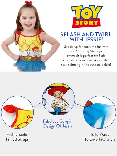Disney Toy Story Bathing Suit | Toy Story Swimsuit for Girls | Girls' One-Piece Swimwear3