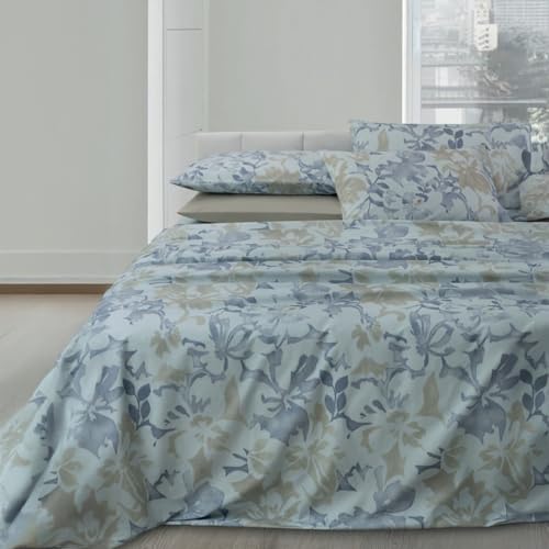 Carlotta, Completo Letto a Due Piazze, Bianco di Tutti i