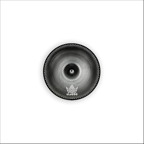 ULUOBO 6 inch Splash Cymbal, Low Volume Small Quiet Silent Cymbal for Pratice (Black) Cover