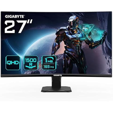 GIGABYTE GS27QC Moniteur de jeu 27" Cover