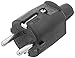 Silver Electronics 9230 Clavija macho, Negro