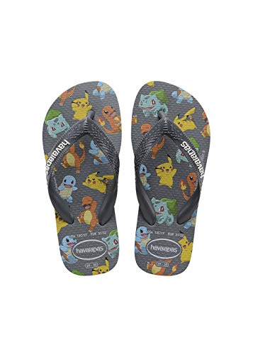 Chinelo Top Pokemon, Havaianas, Masculino, Novo Grafite, 37/38