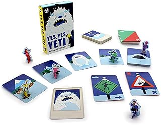 Ginger Fox Yes Yes Yeti - The Hilarious Risk Taking, Easy To Play, Family Fun Card Game - Be The First Player To Take A Photo Of The Yeti