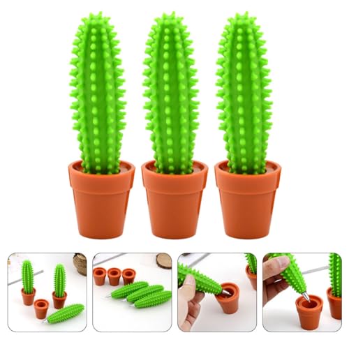 Stylos à pointe fine cactus pour décorer le bureau des étudiants
