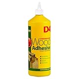 Everbuild D4 Premium Wood Adhesive – Excellent Bonding Strength – White – 1 Litre