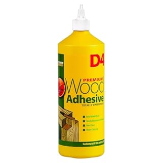 Everbuild D4 Premium Wood Adhesive – Excellent Bonding Strength – White – 1 Litre