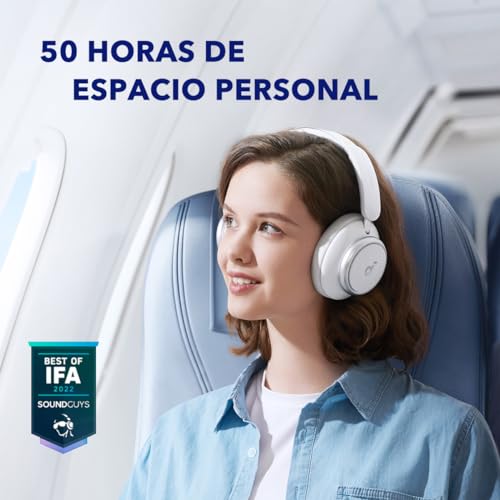 Image of soundcore by Anker Space Q45 Adaptive Noise Cancelling Headphones, Reduce Noise by Up to 98%, Ultra Long 50H Playtime, App Customization, Hi-Res Sound with Details, Bluetooth 5.3