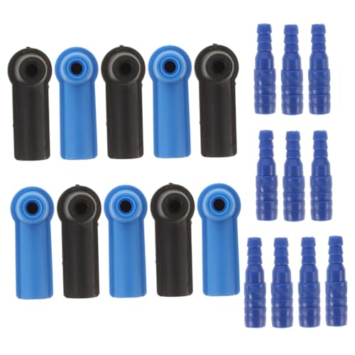 Cabilock 10Pcs Brake Bleeder Adapter Kit for Cars Motorcycles Trucks Efficient Brake Fluid Exchange Tool Compatible with Various Vehicle Models Easy Identification for DIY