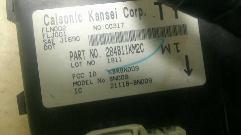 Body Control Module BCM Compatible with Automatic Fits 11-13 Compatible with Nissan Juke 284B11KM2C