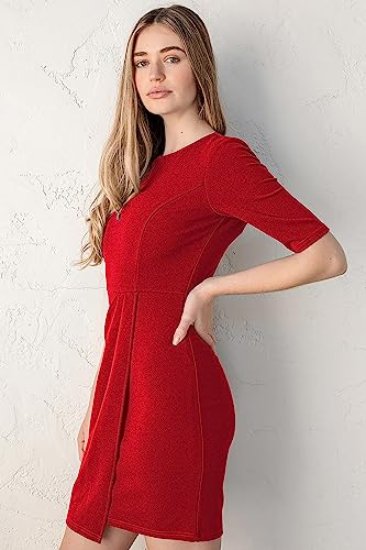 Image of Carlton London Women Knee Length Casual Dress