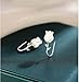 Reffeer Solid 925 Sterling Silver Flower Crawler Cuff Earrings Wraps for Women Teen Girls Flower Wrap Earrings Climber (A-Silver)