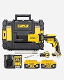 DEWALT DCF620P2K-QW DCF620P2K-QW-Atornillador Panel yeso sin escobillas XR 18V Li-Ion 5Ah - 9