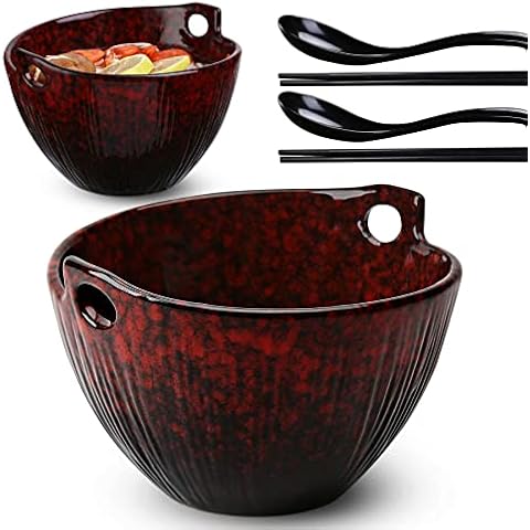 Juego de cuencos Ramen con palillos y cucharas Cover
