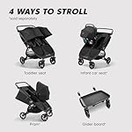 Baby Jogger City Mini GT2 All-Terrain Double Stroller, Jet Black, Perfect for Newborn and Toddler, Compatible with Britax, Cybex, Graco, and Maxi Cosi Infant Car Seats - Image 5