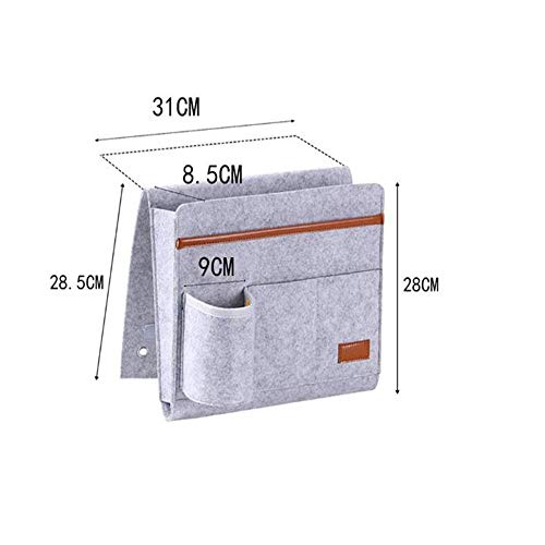 Tasca portaoggetti da letto, porta telecomando da