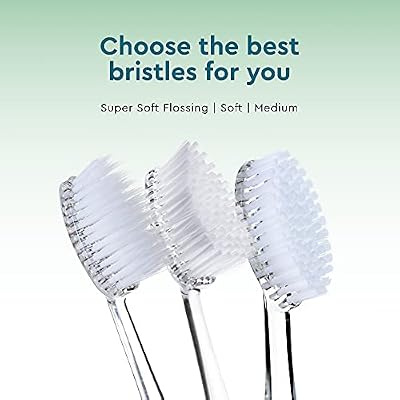 Radius Toothbrush Replacement Brush Heads 2-Count Improve Gum Health & Reduce Gum Issues - Soft - Pack of 6