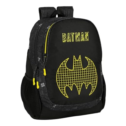 Mochila Safta Escolar de Batman Comix, 320x160x440 mm