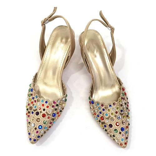 Women Shoes And Bag Set Pumps Women High Heels With Handbag Clutch Femmes Sandales3