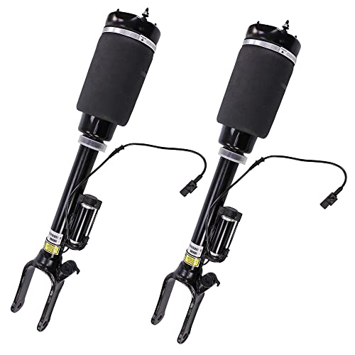 ATEC Germany 2x Jambe de suspension pneumatique Amortisseur à gaz essieu avant gauche droit Compatible avec MERCEDES-BENZ Classe GL (X164), Classe M (W163), Classe M (W164)
