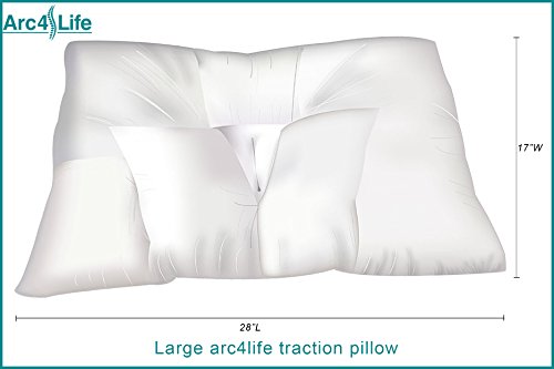 Arc4life Cervical Linear Traction Neck Pillow Large Extra Want