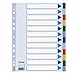 Produktbild Leitz Esselte Register für A4, Deckblatt und 12 Trennblätter mit Taben, Mehrfarbig, Robuster Kunststoff, 15262