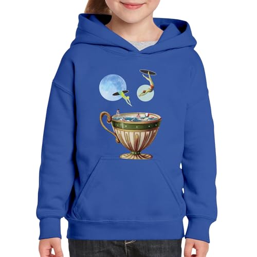 Sweat à capuche enfant piscine dans une tasse collage art surréalisme grotesque - 3