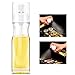 Spruzzatore Olio 200ml Nebulizzatore Olio Spray Cucina per Cucinare, Vetro Bottiglia Spray per Olio d'oliva con Ugello Regolabile per Cucina Cottura Barbecue all'aperto Cottura alla Griglia (Bianco)