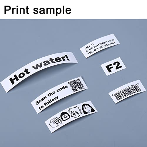 Label KINGDOM Label Maker Tape 18mm Compatible with Brother TZe241 P-Touch Label Tape 3/4 Inch Black on White for Brother PTouch PTD400 PTD410 PTD460BT PTD600 PT1880 Label Maker, 4-Pack - Thumbnail 4